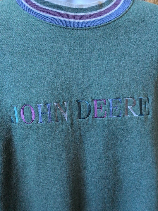 Vintage John Deere Crew Sweatshirt Size L