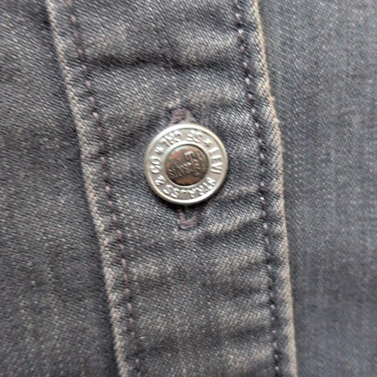Vintage Silvertab Button Up Denim Shirt - Small