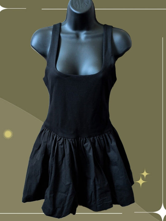 Dissh Lula Black Bubble Mini Dress Size US 4
