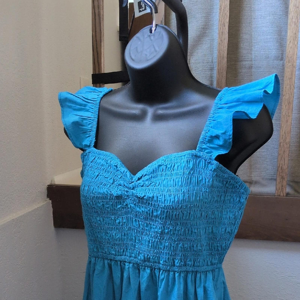 Abercrombie Ruched Sweetheart Neck Dress - Large