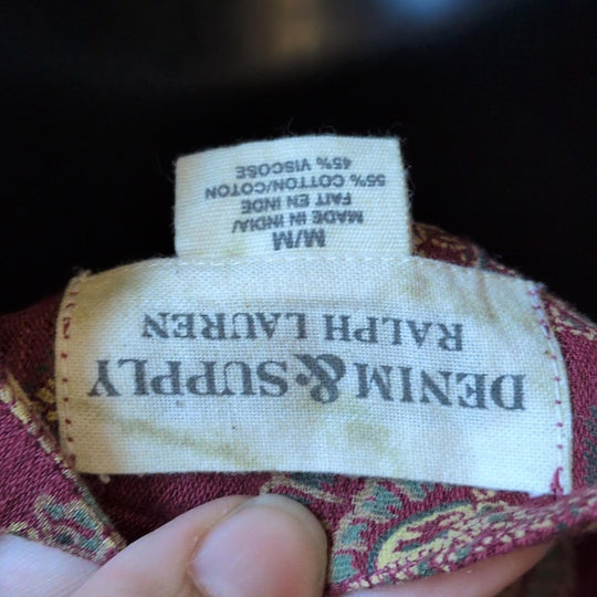 Denim And Supply By Ralph Lauren Paisley Maxi Dress - Medium