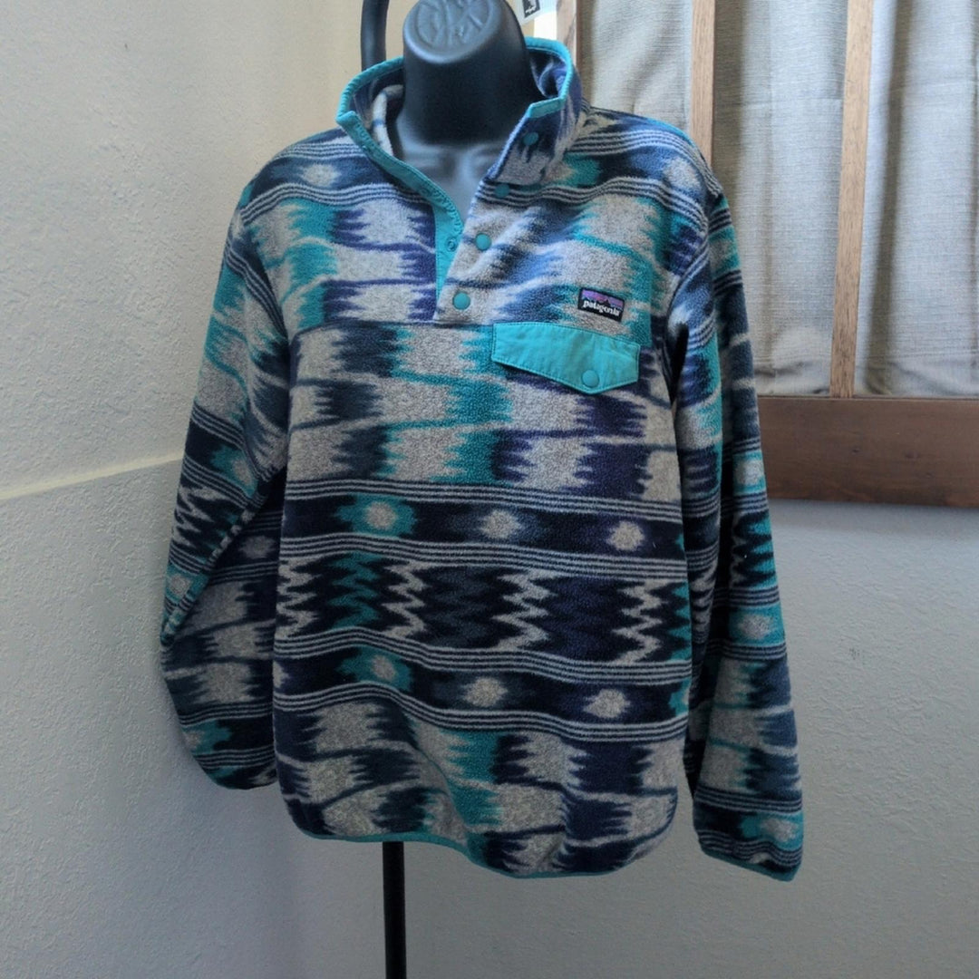 Rare Vintage Patagonia Fleece Synchilla  In Nepali Dhoti  - Small
