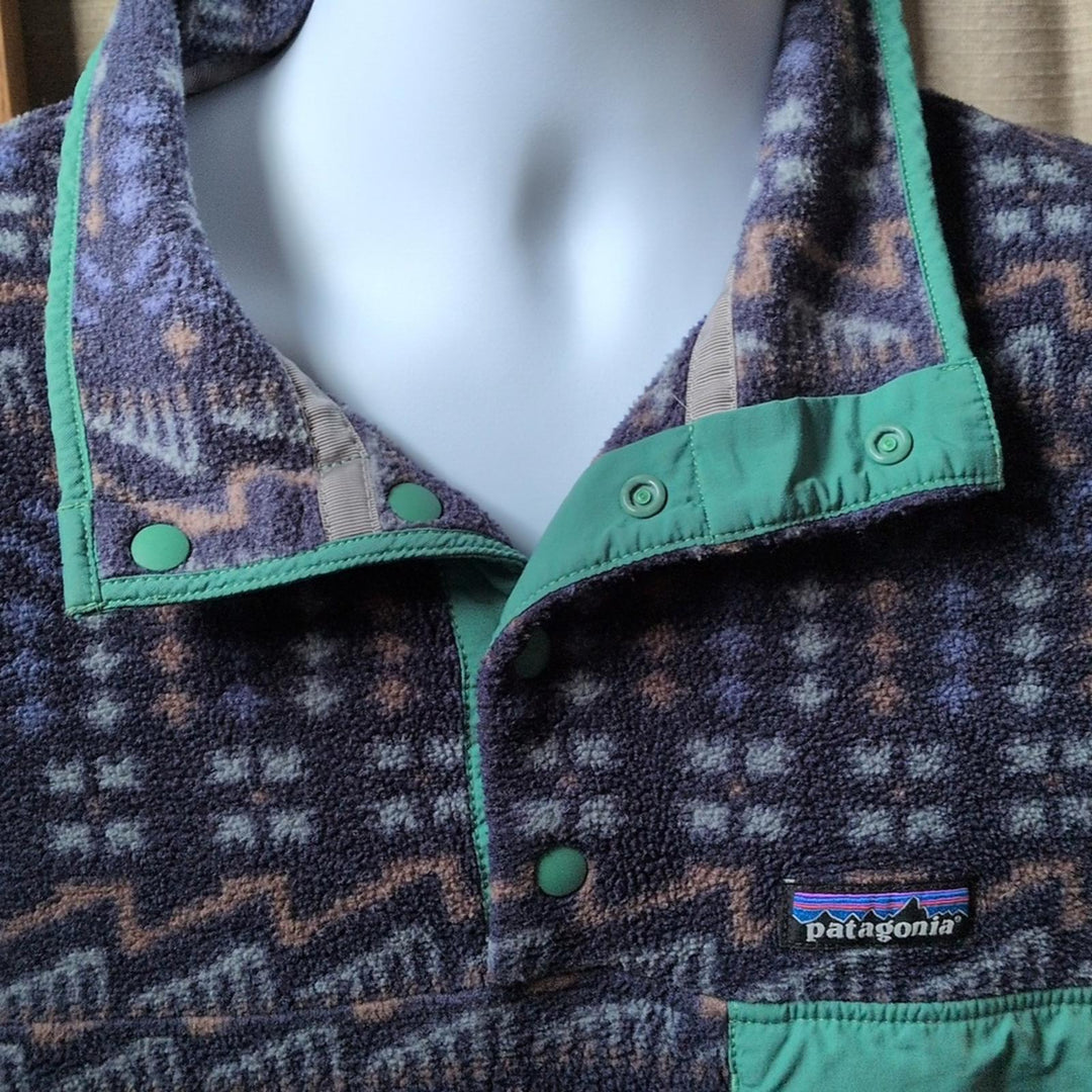 Patagonia Synchilla Wild Roots Snap T Sweater - Large