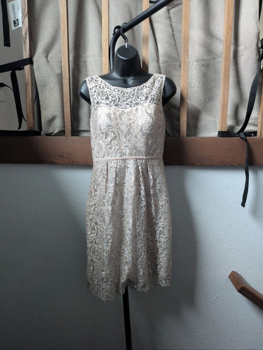 Jenny Yoo BHLDN Harlow metallic lace dress Size 2