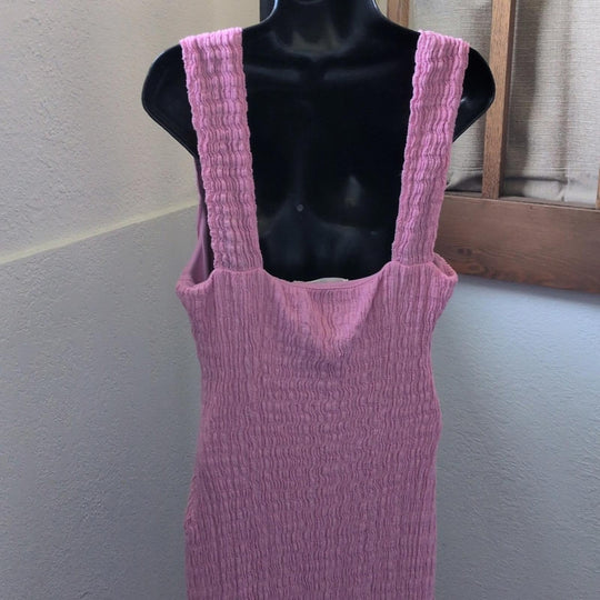 FP Beach Eleni Bodycon Pink Tie Maxi Dress - Medium