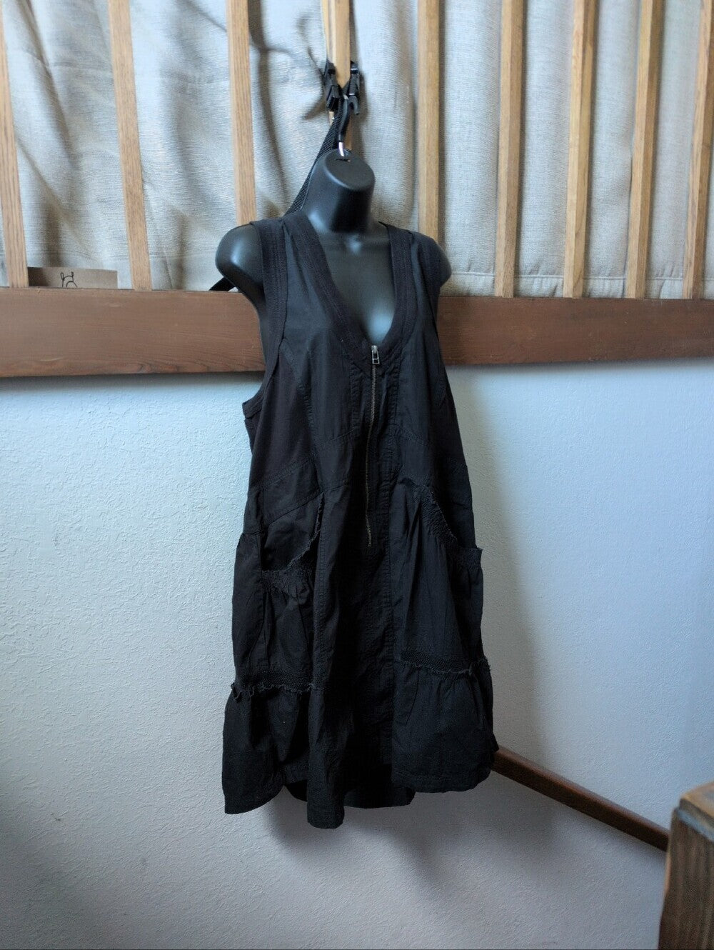 Daily Practice by Anthropologie Trek Utility Mini Dress size L