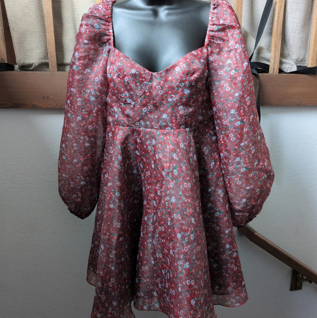 Selkie Crimson Princess Dress - Large