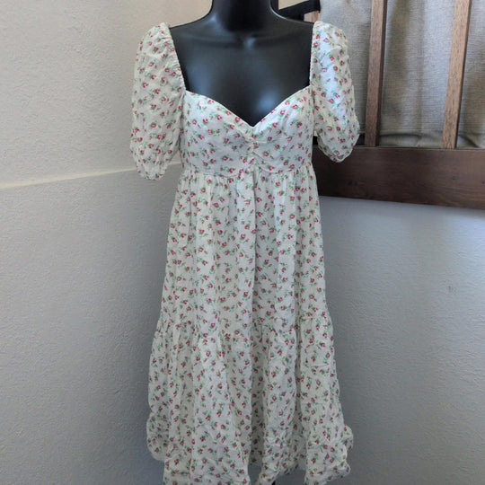 Selkie Madonna Dress In Shortcake Floral - XS