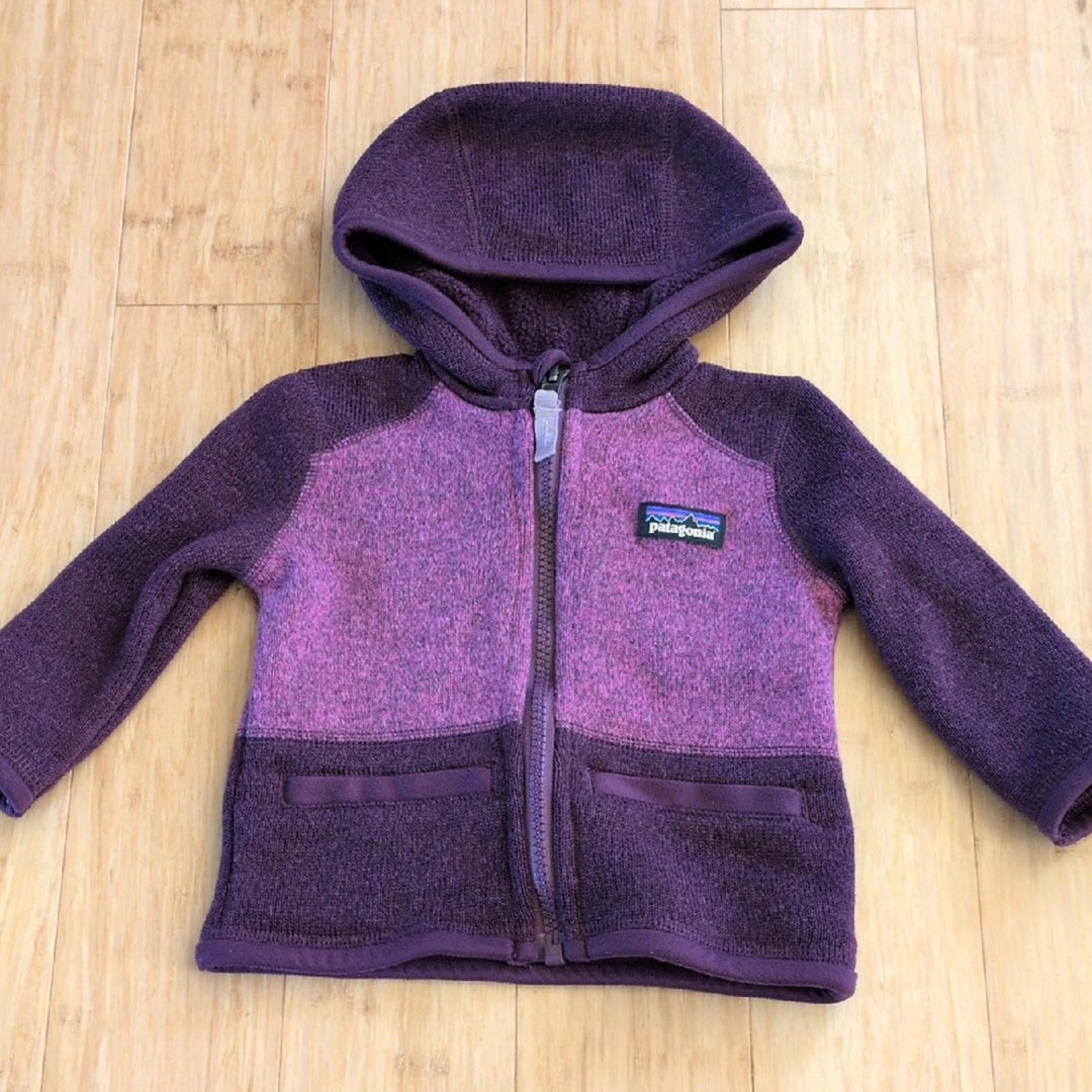 Patagonia Mini Better Sweater Zip Up Sweater Jacket - 3-6 mo