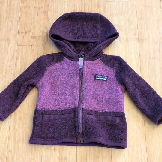 Patagonia Mini Better Sweater Zip Up Sweater Jacket - 3-6 mo