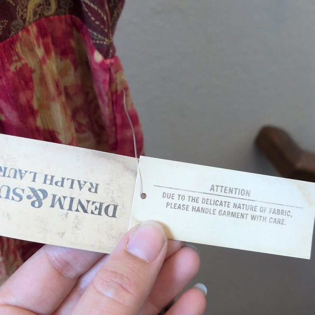 Denim And Supply By Ralph Lauren Paisley Maxi Dress - Medium