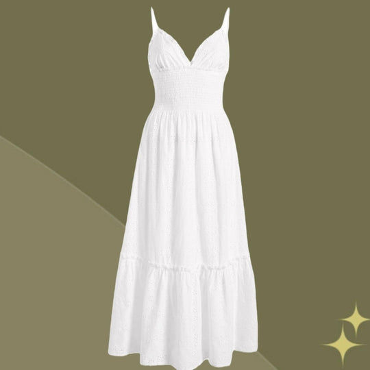 Hill House Dottie Nap Dress White - XL