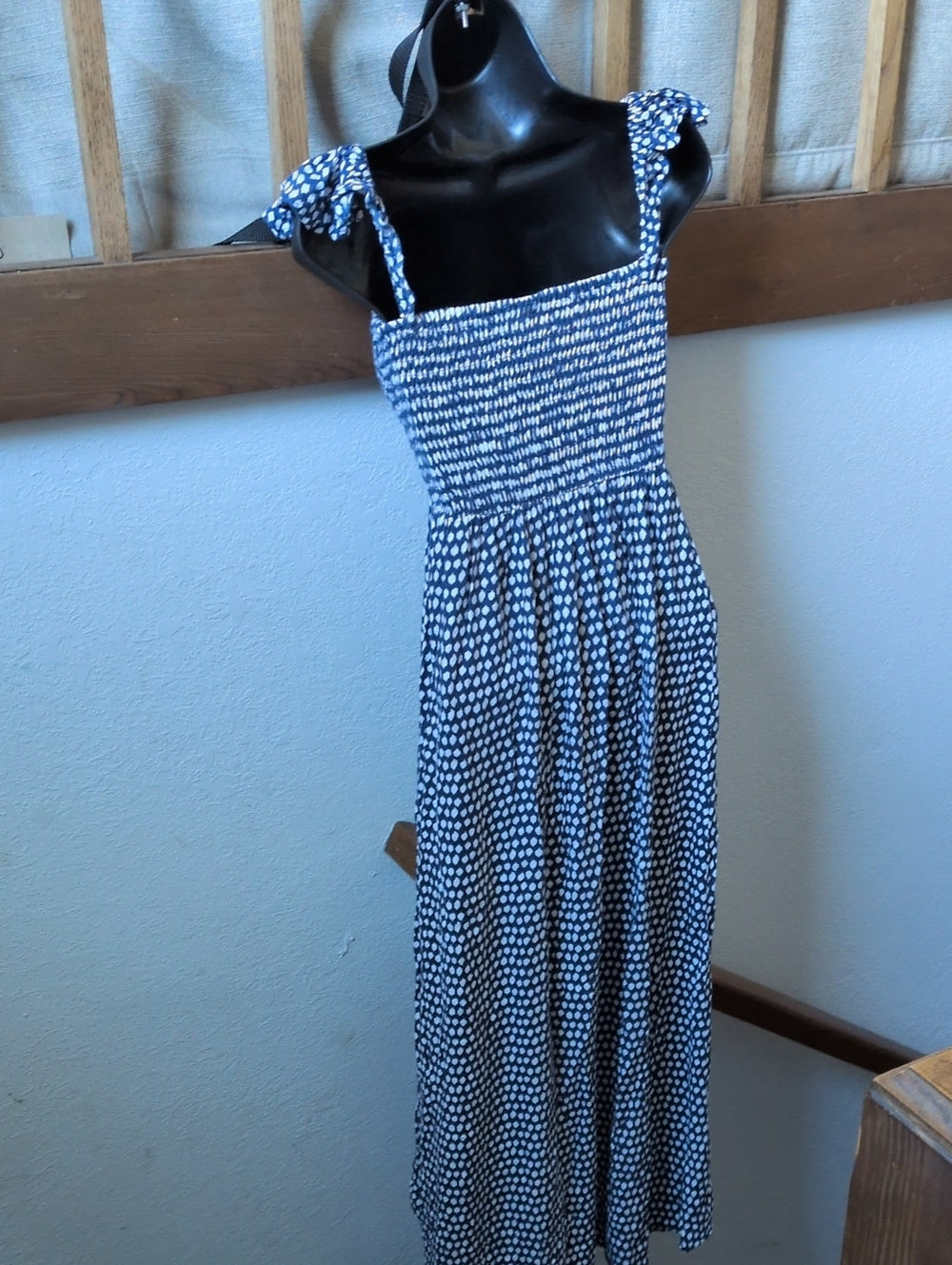 Tiare Hawaii Paradise Maxi Dress In Blue Diamond Print Osfm