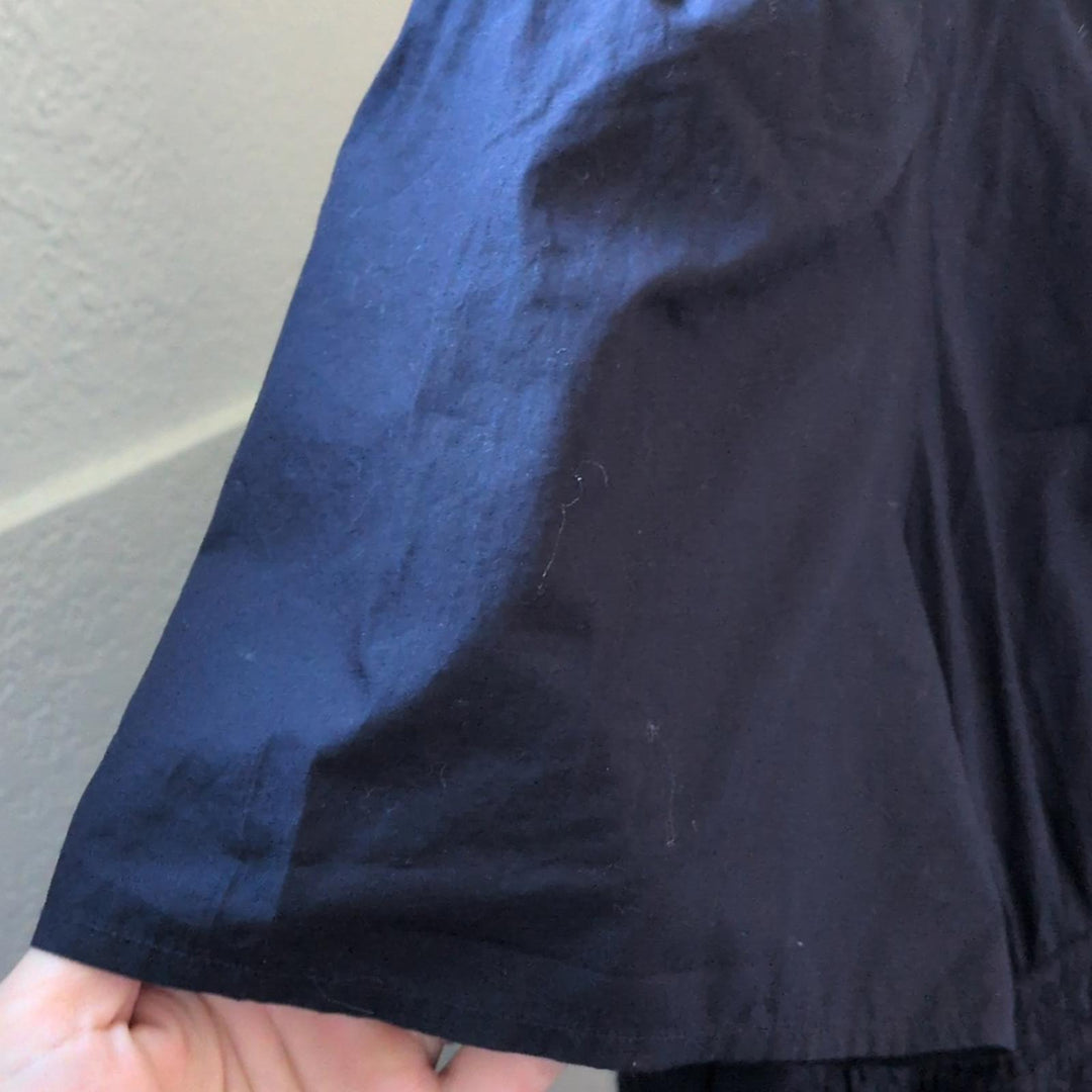 Quince Organic Cotton Poplin Tiered Maxi Dress - XL