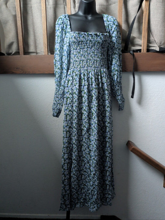 Hill House Home Women's The Norah Nap Dress in Pansy Floral -  XS