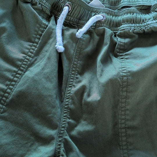 Boys Crewcuts Green Khaki Shorts - Boys 10