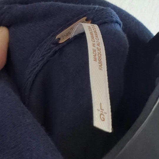 Free People Blue oversized ruby shacket