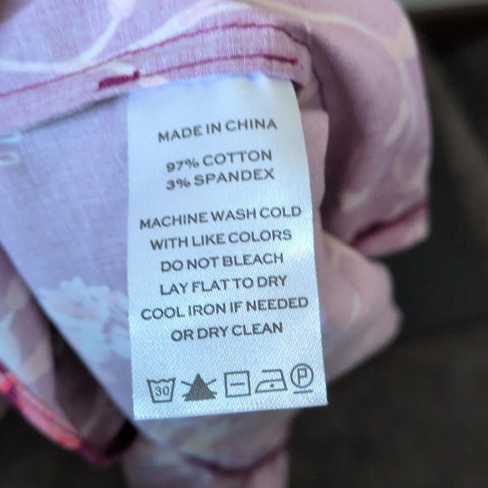 Hill House Home Ellie Nap Dress In Botanical Burgundy Floral - Extra Small