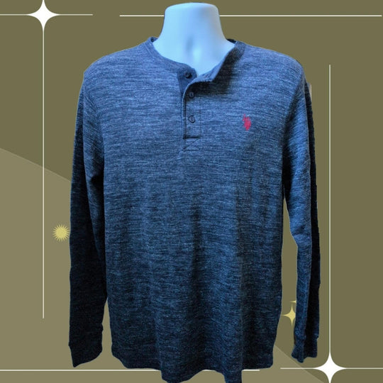 US Polo Association Thermal Henley - Medium