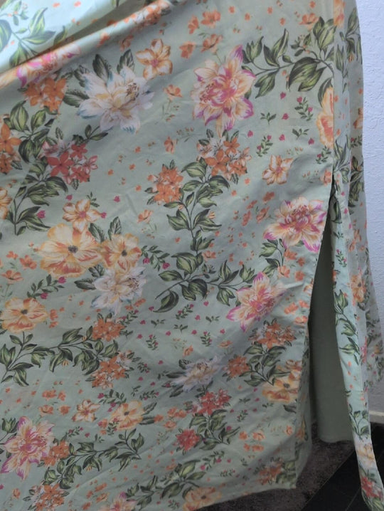 House of CB 'Sabrina' corset fit and flare dress in Light Jade Floral Size XS