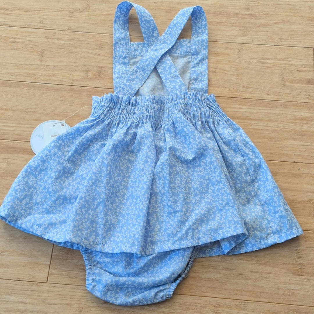 Edgehill Collection Apron Dress With Bloomers - 9-12 mo
