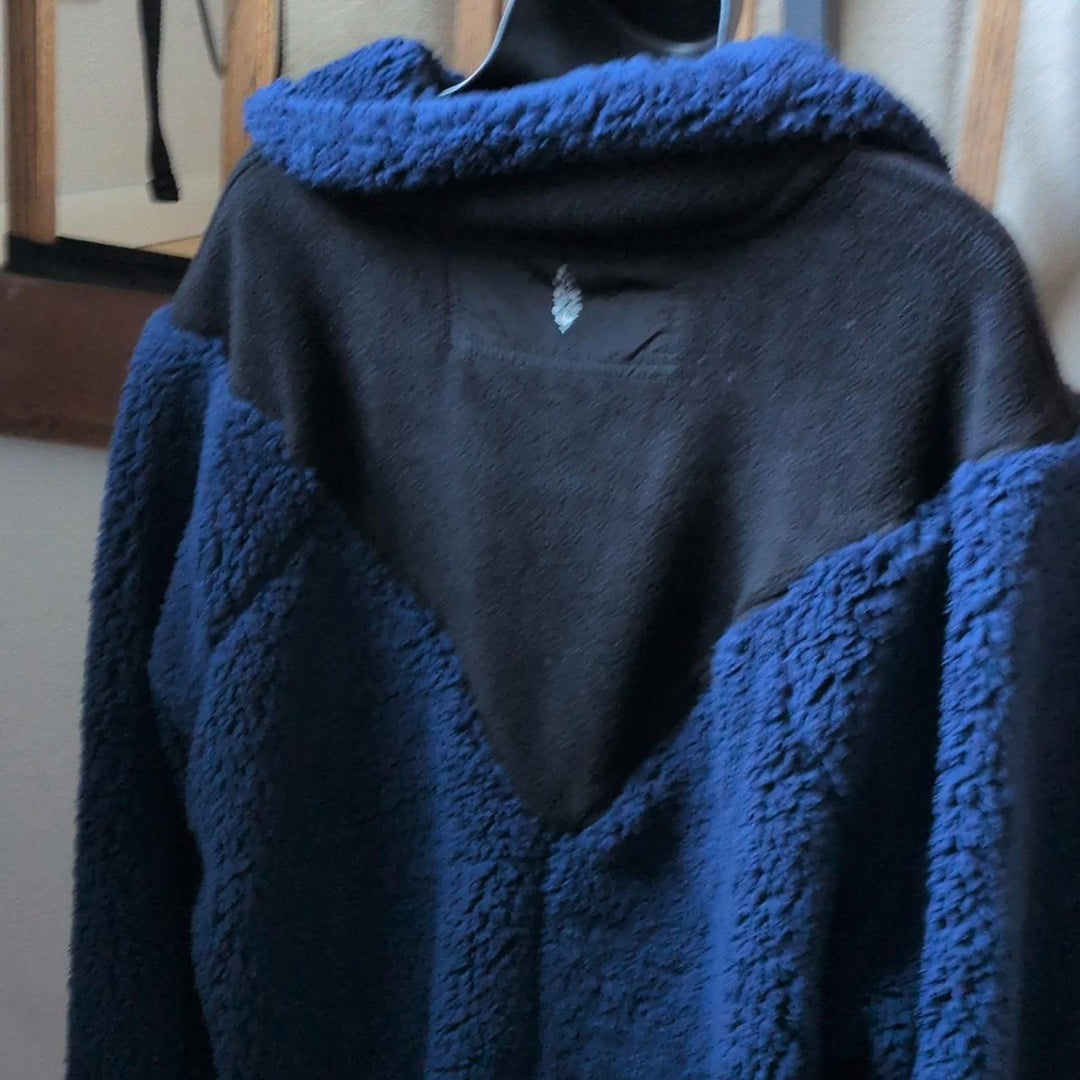 Free People Fall To Rise Quarter Zip Fleece - Medium