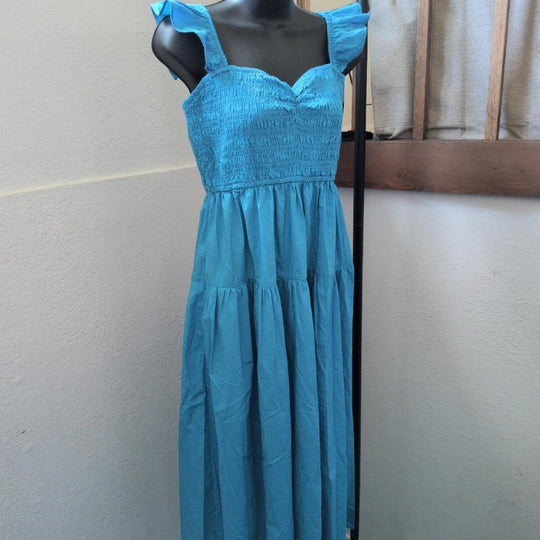 Abercrombie Ruched Sweetheart Neck Dress - Large