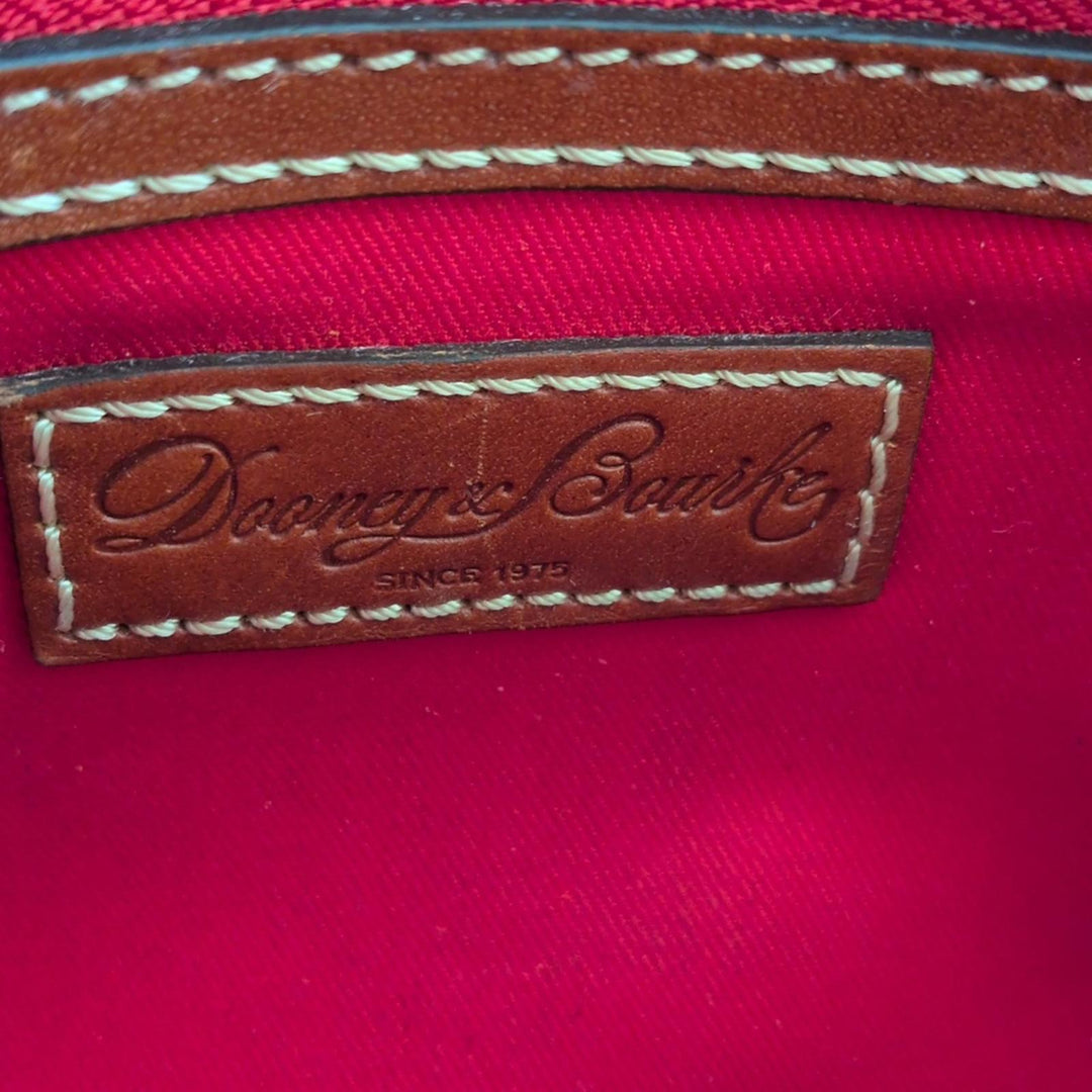 Dooney And Bourke Pebble Leather Ellie Crossbody Brown/Saddle