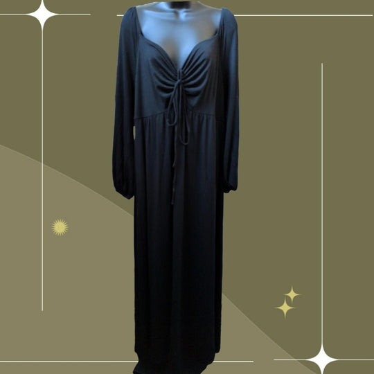 Boden Tie Front Long Maxi Dress - 14R US