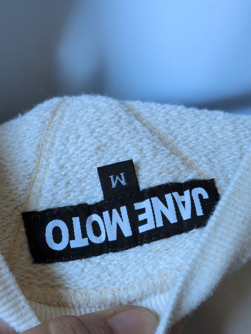 Off-white unisex Jane Motorcycles crewneck sweatshirt size m