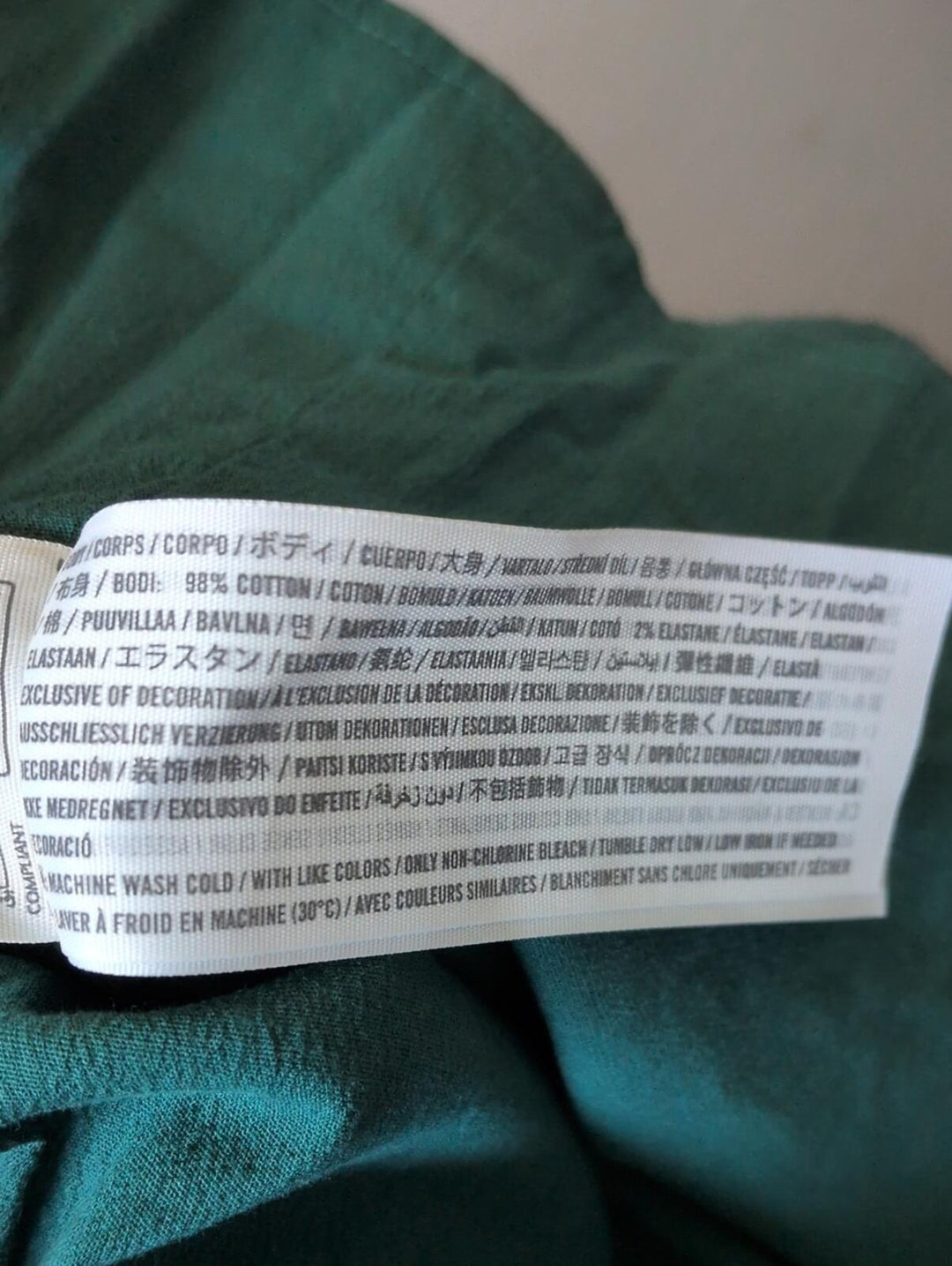 Abercrombie And Fitch Mila Dot Dress In Teal/ Green - XXL