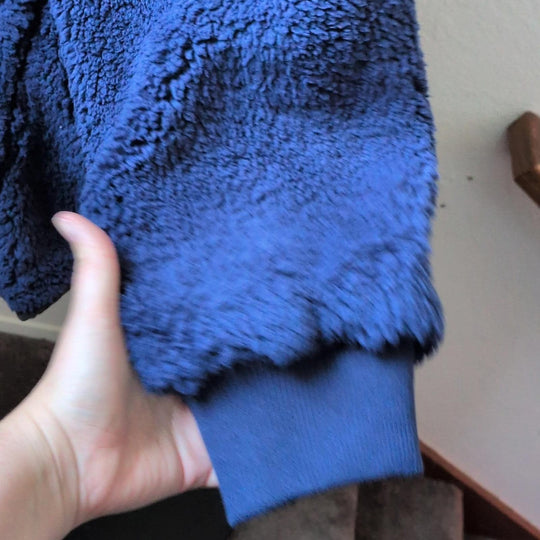 Free People Fall To Rise Quarter Zip Fleece - Medium