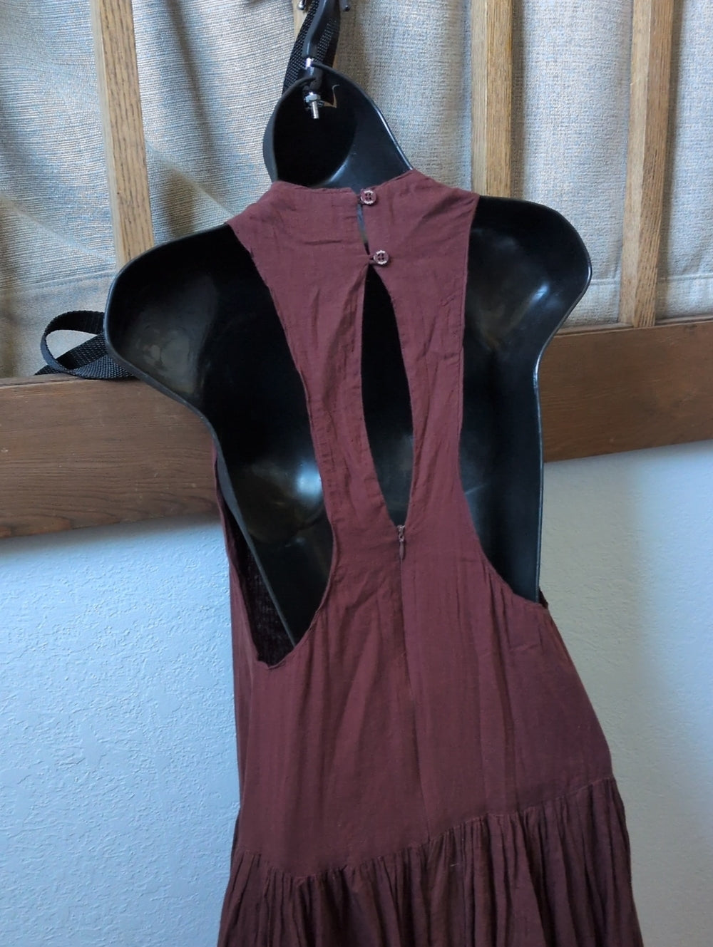 Farm Rio Brazil Dropped Waist Cotton Halter Dress Size S