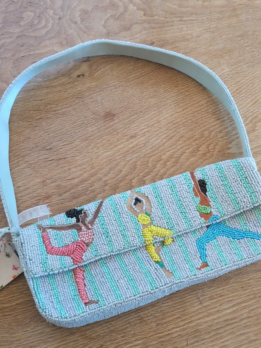 Viral Hand beaded Namaste Yoga Shoulder Bag Purse