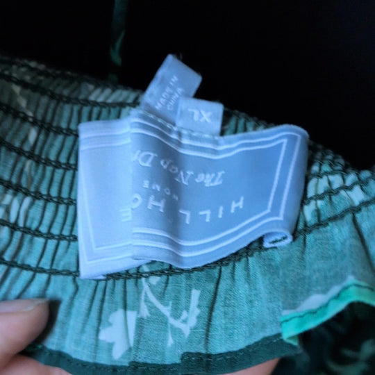 Hill House Home Nesli Emerald Botanical Floral Nap Dress - XL