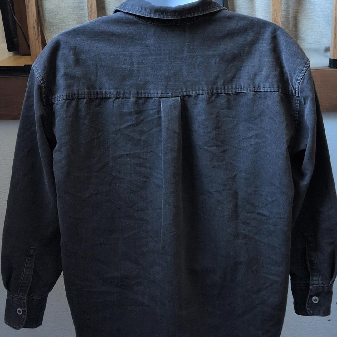 Vintage Silvertab Button Up Denim Shirt - Small