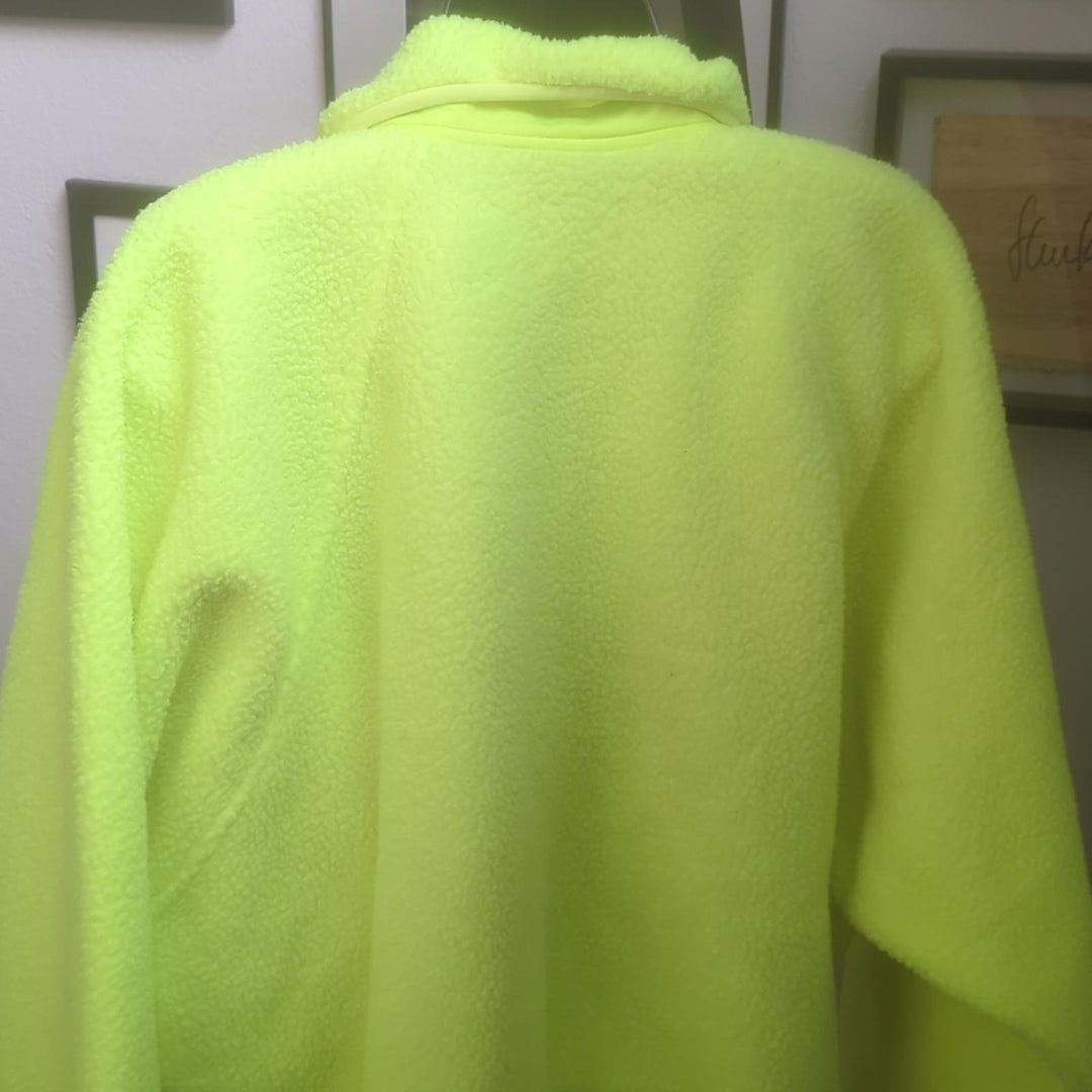 Free People Hit The Slopes Jacket In Highlighter Yellow