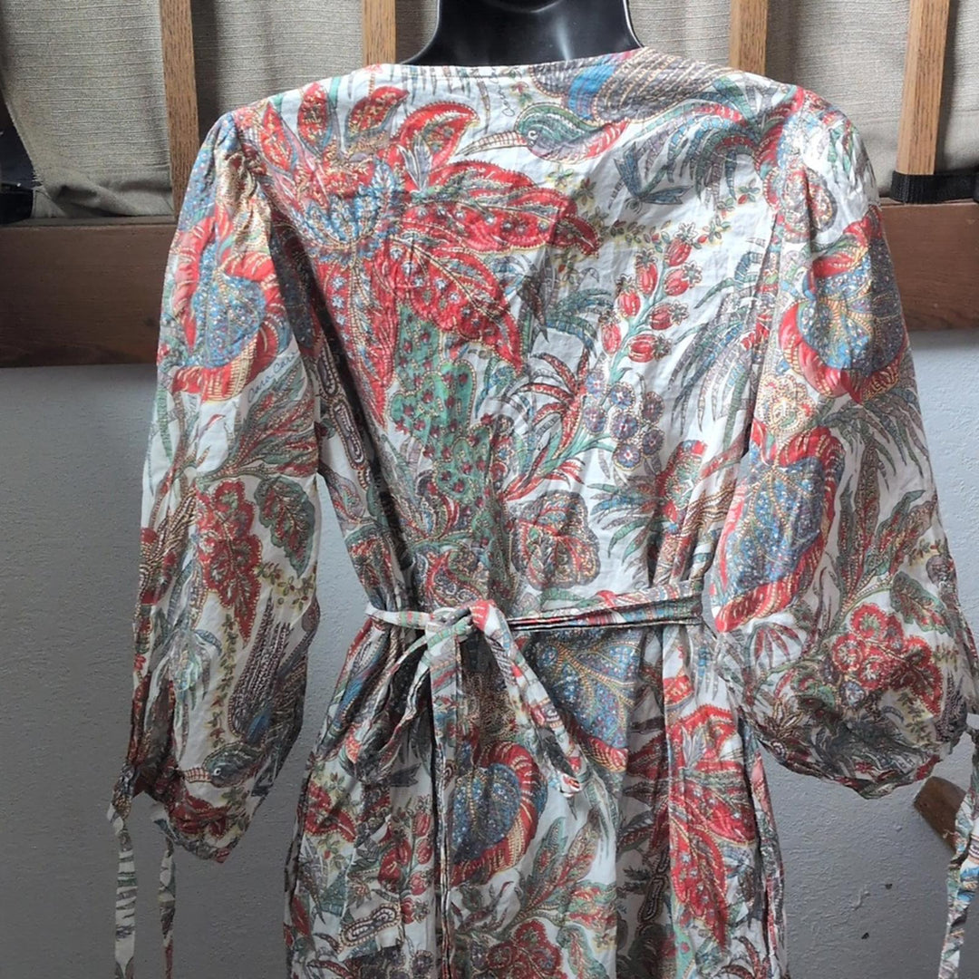 Cara Cara Millbrook In Ivory Bird Paisley Floral
