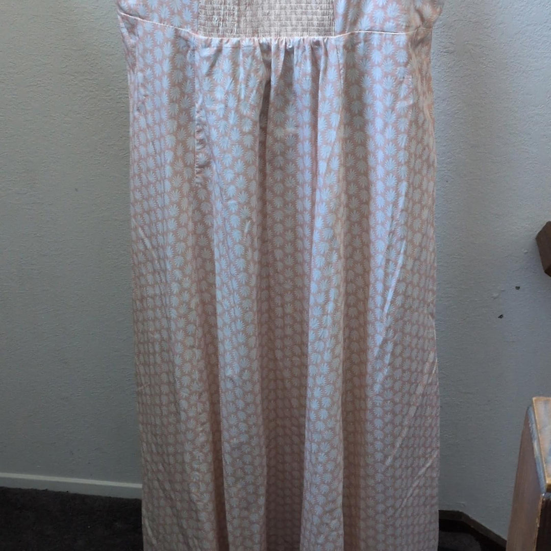 Hill House Home Rowena Dress Pink Pale Coral Shell - XXL
