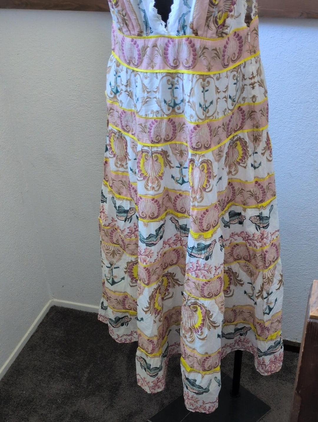 FARM Rio Maritime Magic midi dress - M