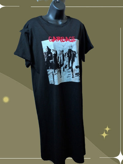 Blackmilk X Manhead Garbage Band Tee Dress Size M