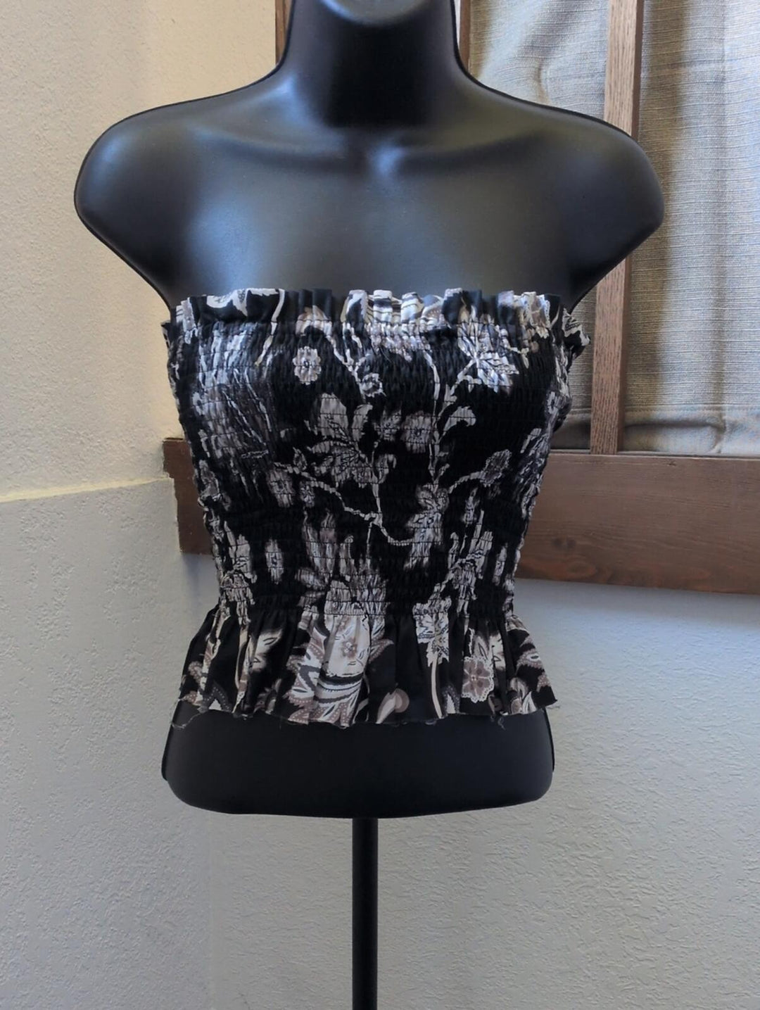 Mikoh Cotton Elastic Strapless Top Size 1 (XS / S)