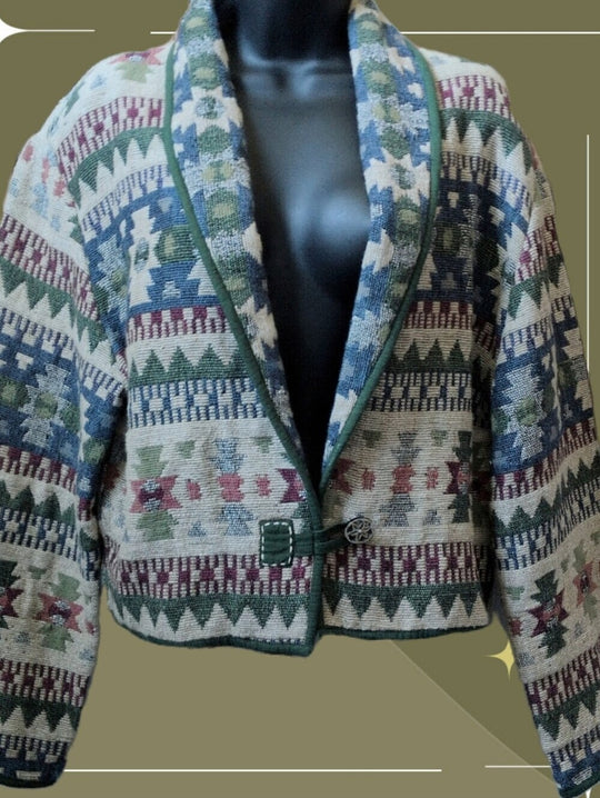 Vintage Southwestern 90s Flashback Jacket - Medium