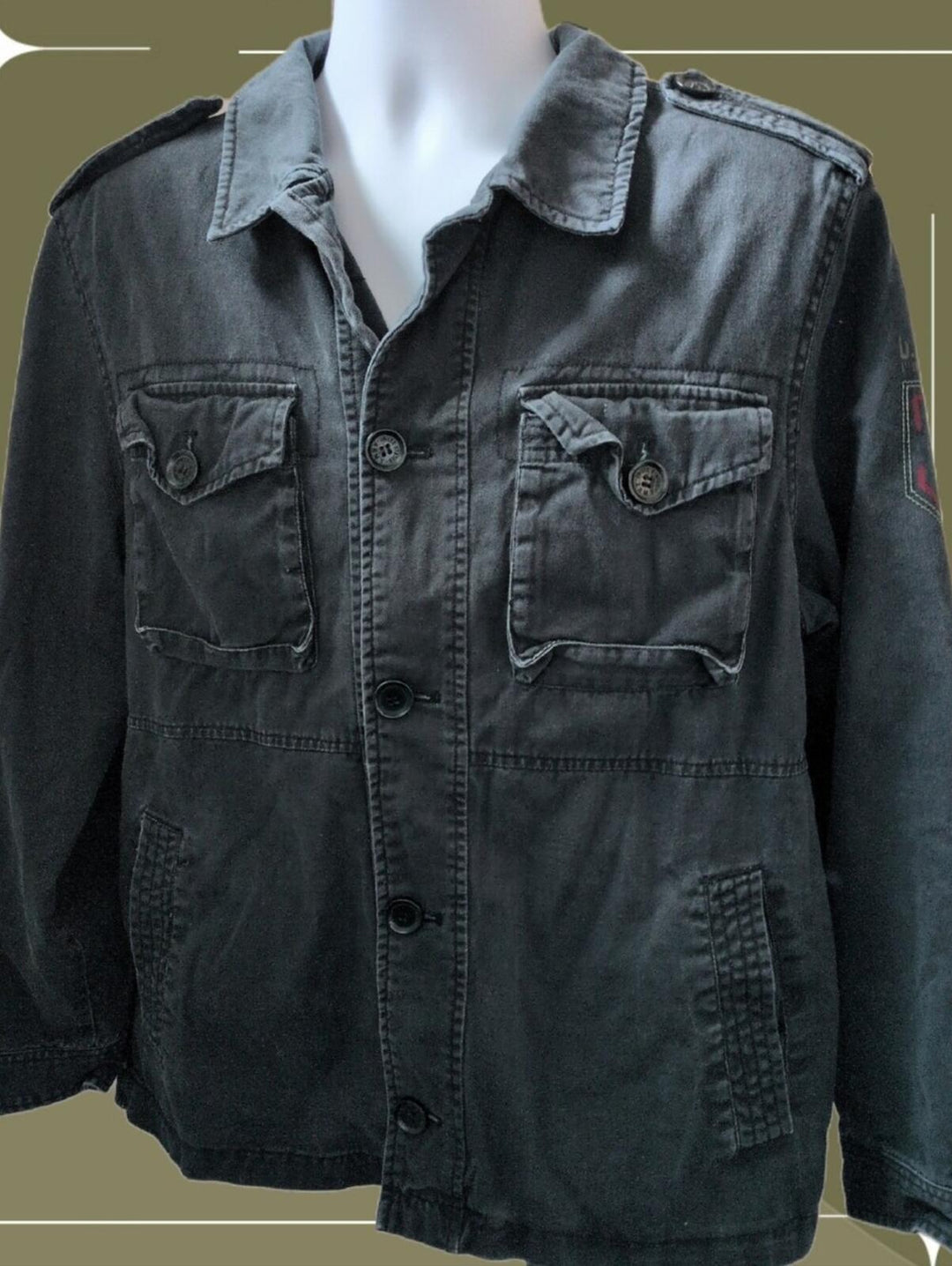 US Army Infantry Field Jacket Dark Gray - Medium