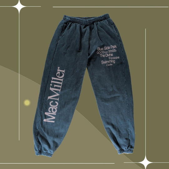 Mac Miller Grey Jogger Sweatpants - Small