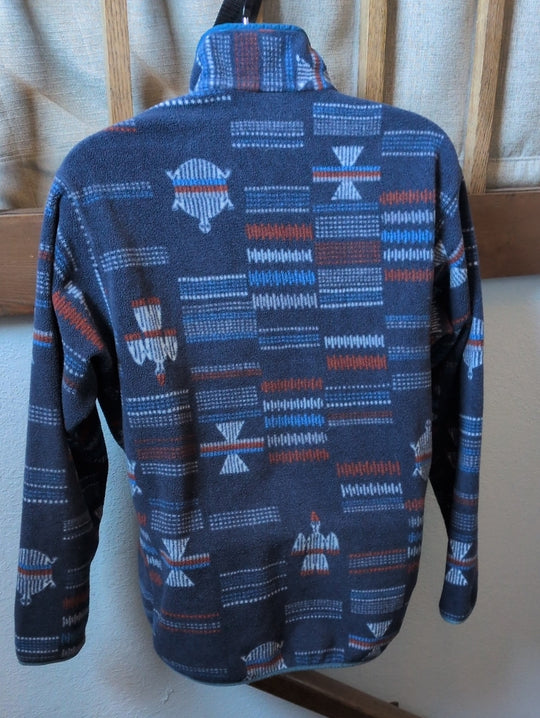 Patagonia Men’s Synchilla Snap-T Pullover in the "River Tribe" size m