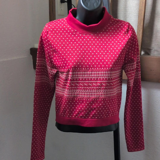 Fabletics Holly Long Sleeve Seamless Crop Top - Large
