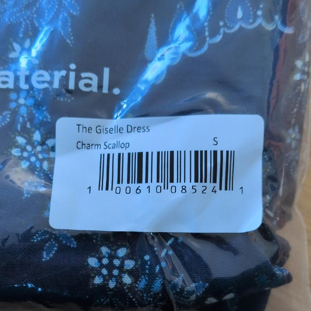 Hill House Home New In Bag Giselle Dress In Charm Scallop Blue - Small