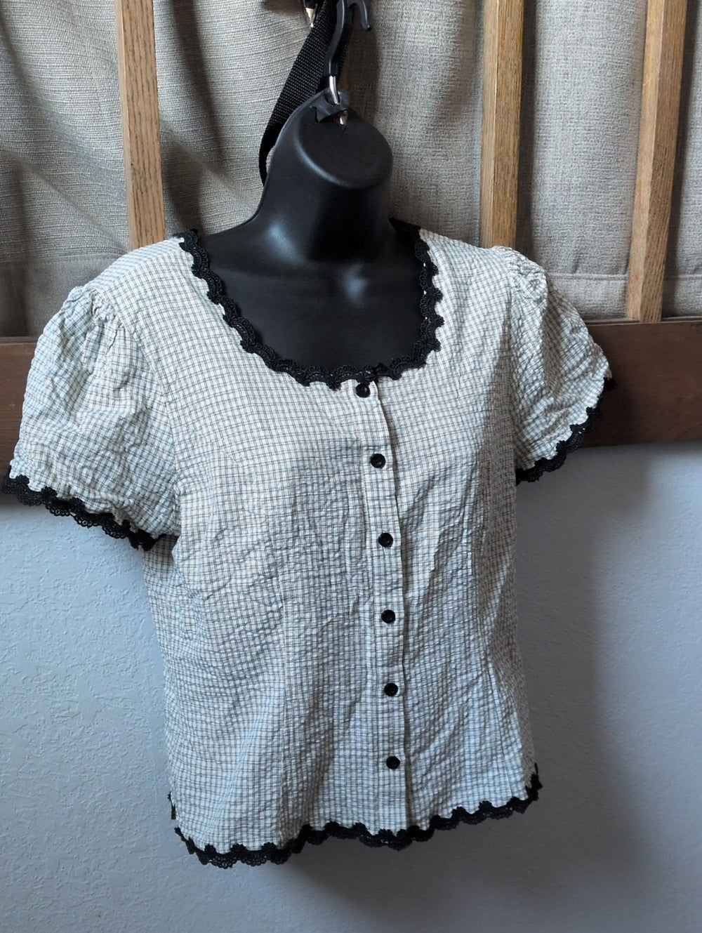 Serra Lace Trim Blouse by Böhme - Small