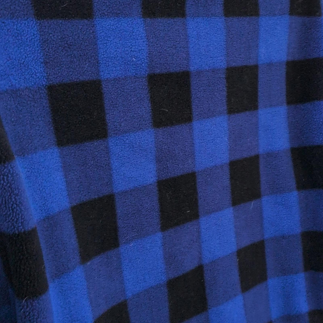 Patagonia Synchilla In Blue Plaid - Medium